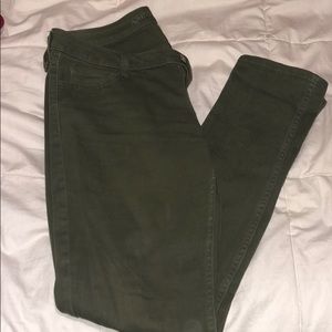 Olive green pants